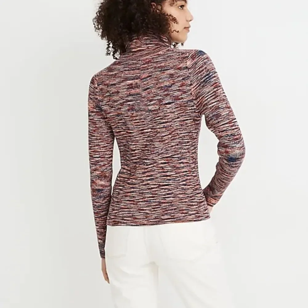 Madewell Space Dyed Lightweight Turtleneck Sweater Sz XS